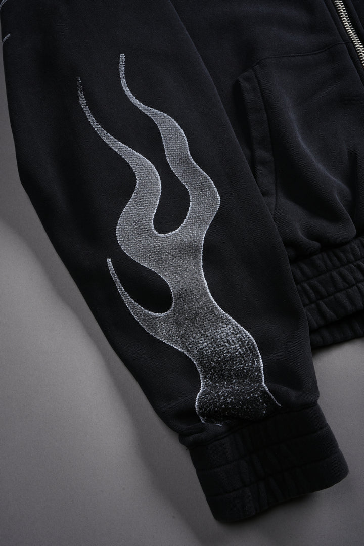 Our Code Chambers Zip Hoodie in Black