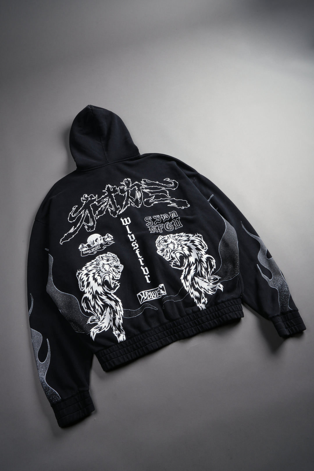 Our Code Chambers Zip Hoodie in Black