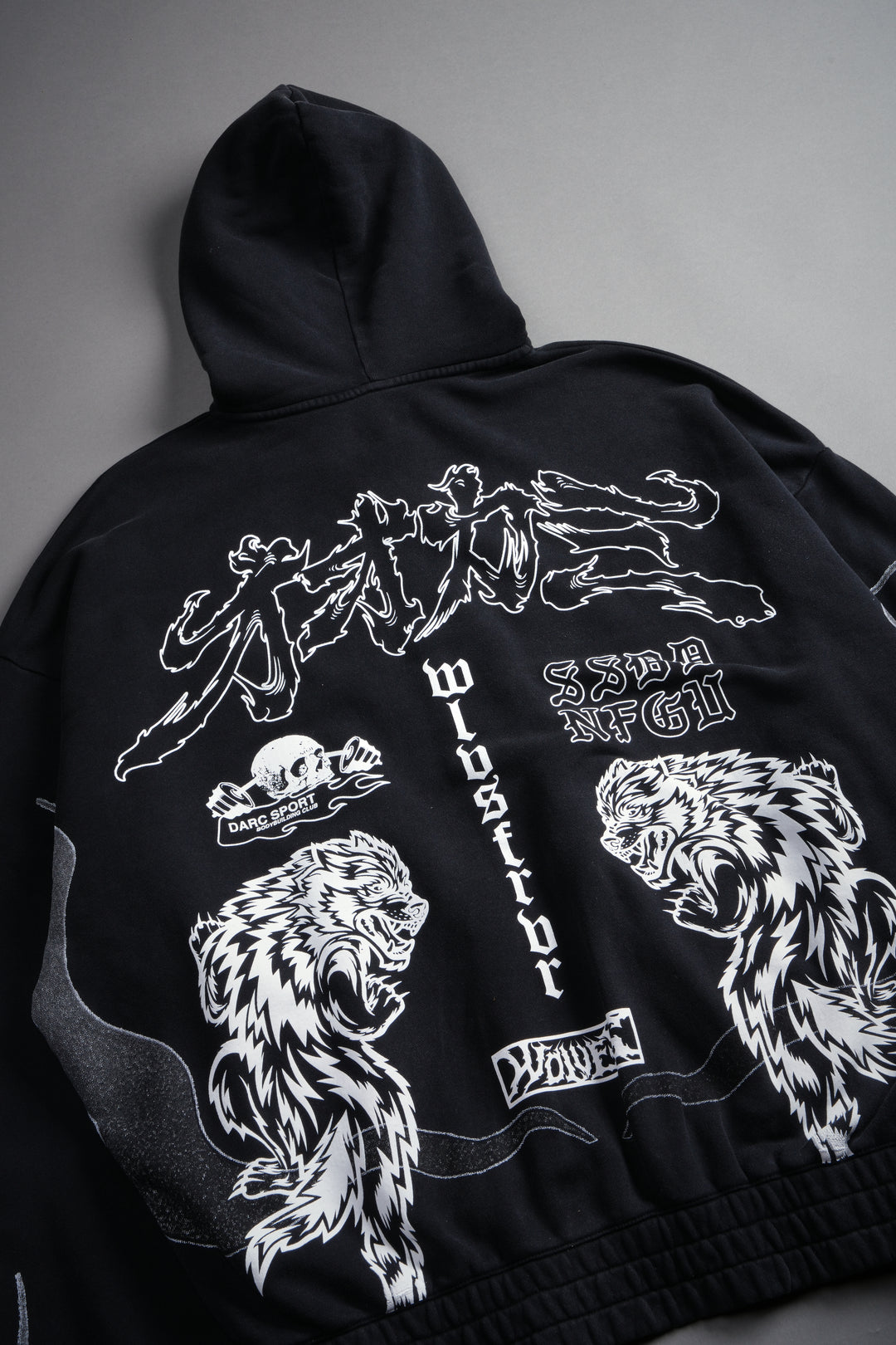 Our Code Chambers Zip Hoodie in Black