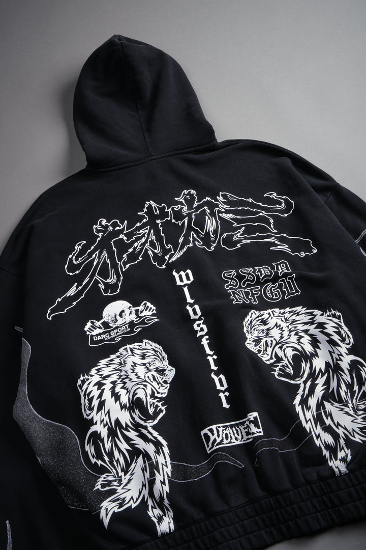 Our Code Chambers Zip Hoodie in Black