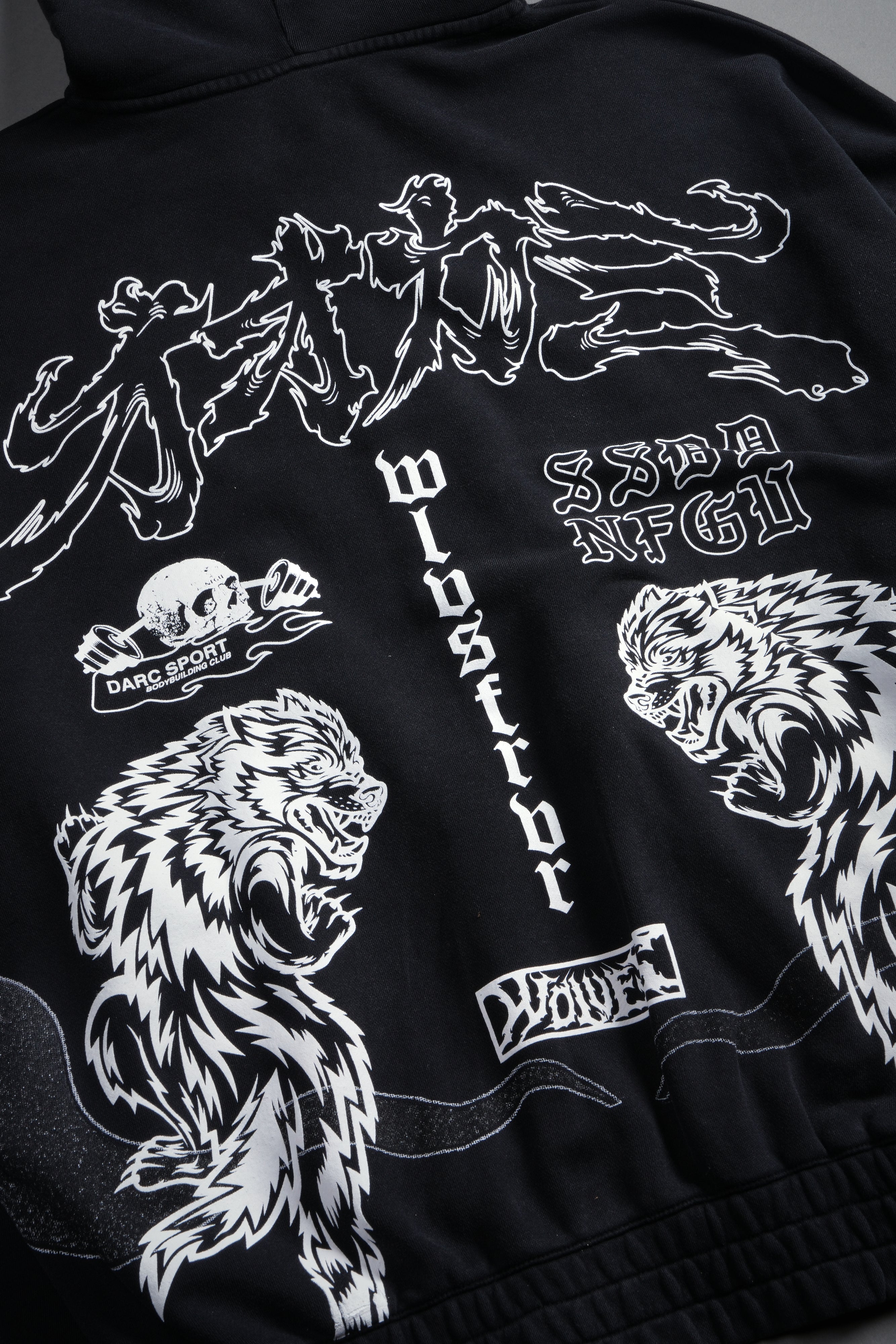 Our Code Chambers Zip Hoodie in Black