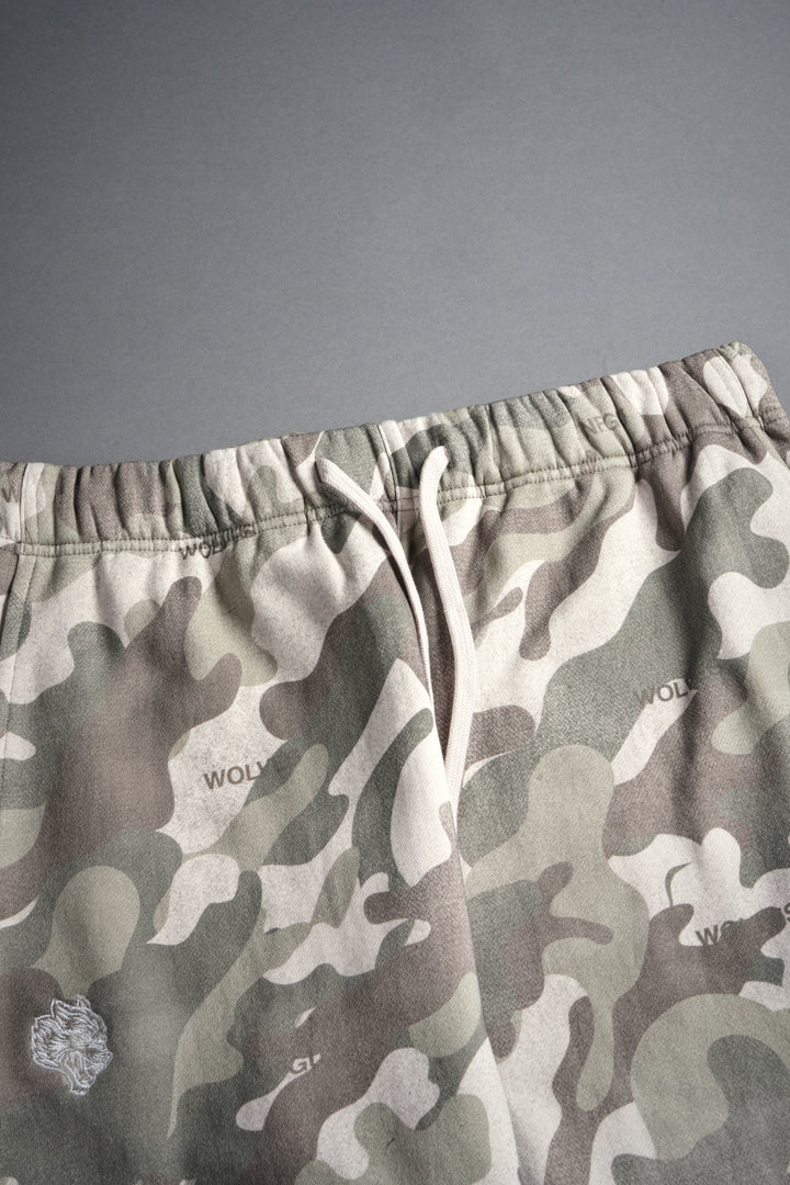 Darc Kulture Bigelow Cargo Sweat Pants in DSVD Green Camo