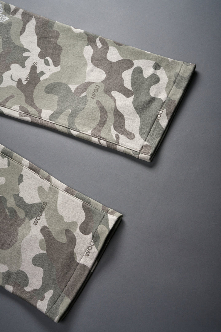 Darc Kulture Bigelow Cargo Sweat Pants in DSVD Green Camo