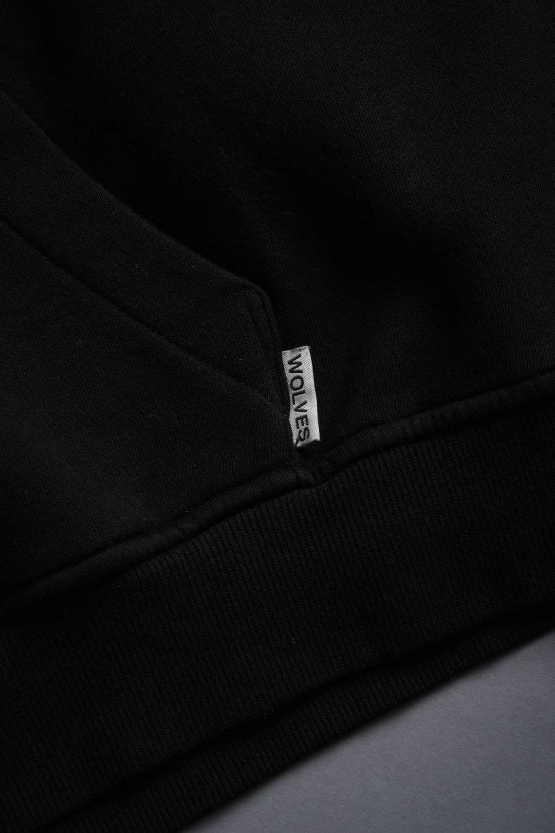 Wolf Chopper Vex Double Zip Hoodie in Black