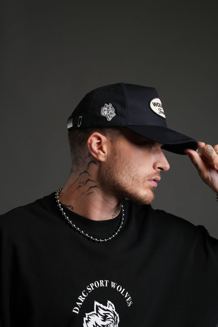 Our Time 5 Panel Hat in Nightshade