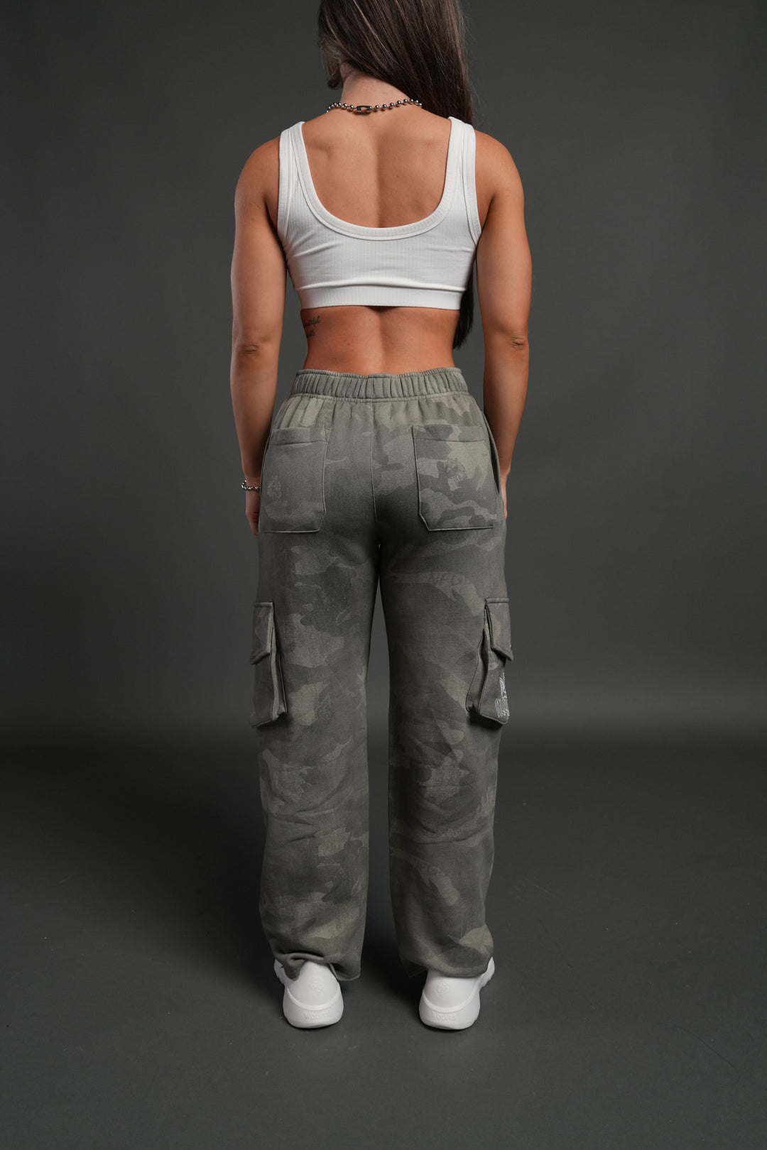 Dual Cherub NFGU Big Cozy Sweats in Lush Vintage Woodland Camo