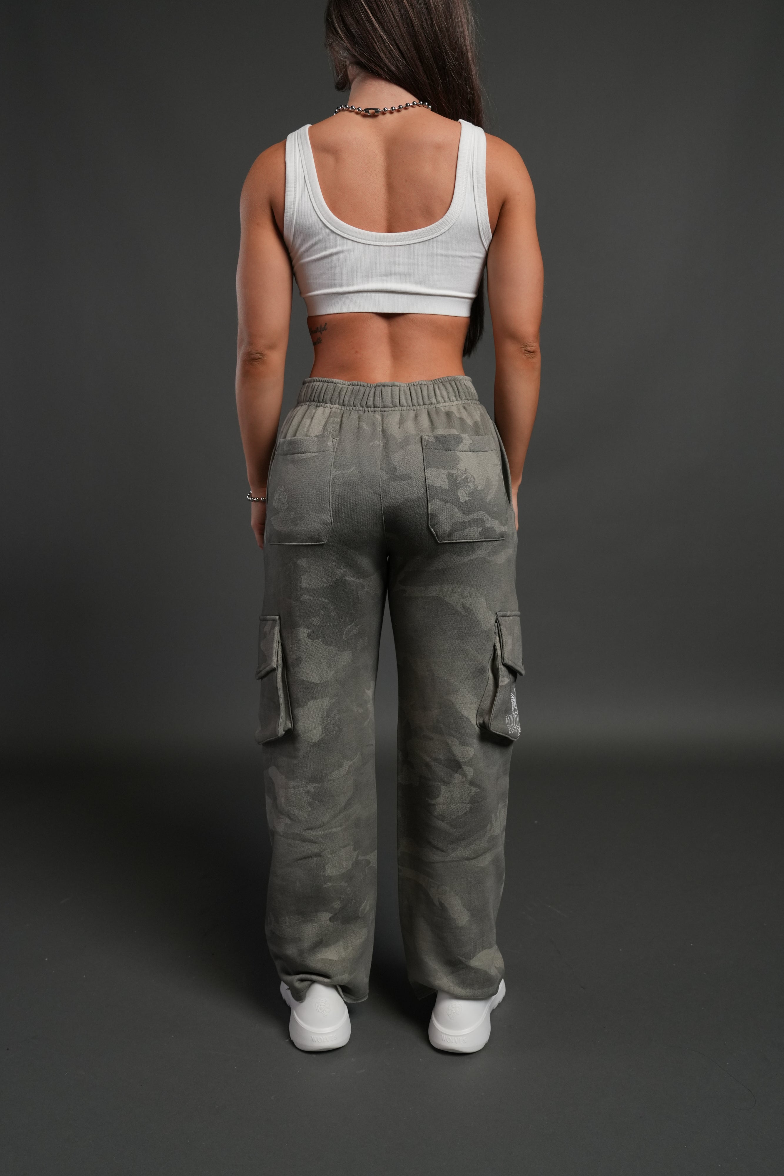 Dual Cherub NFGU Big Cozy Sweats in Lush Vintage Woodland Camo