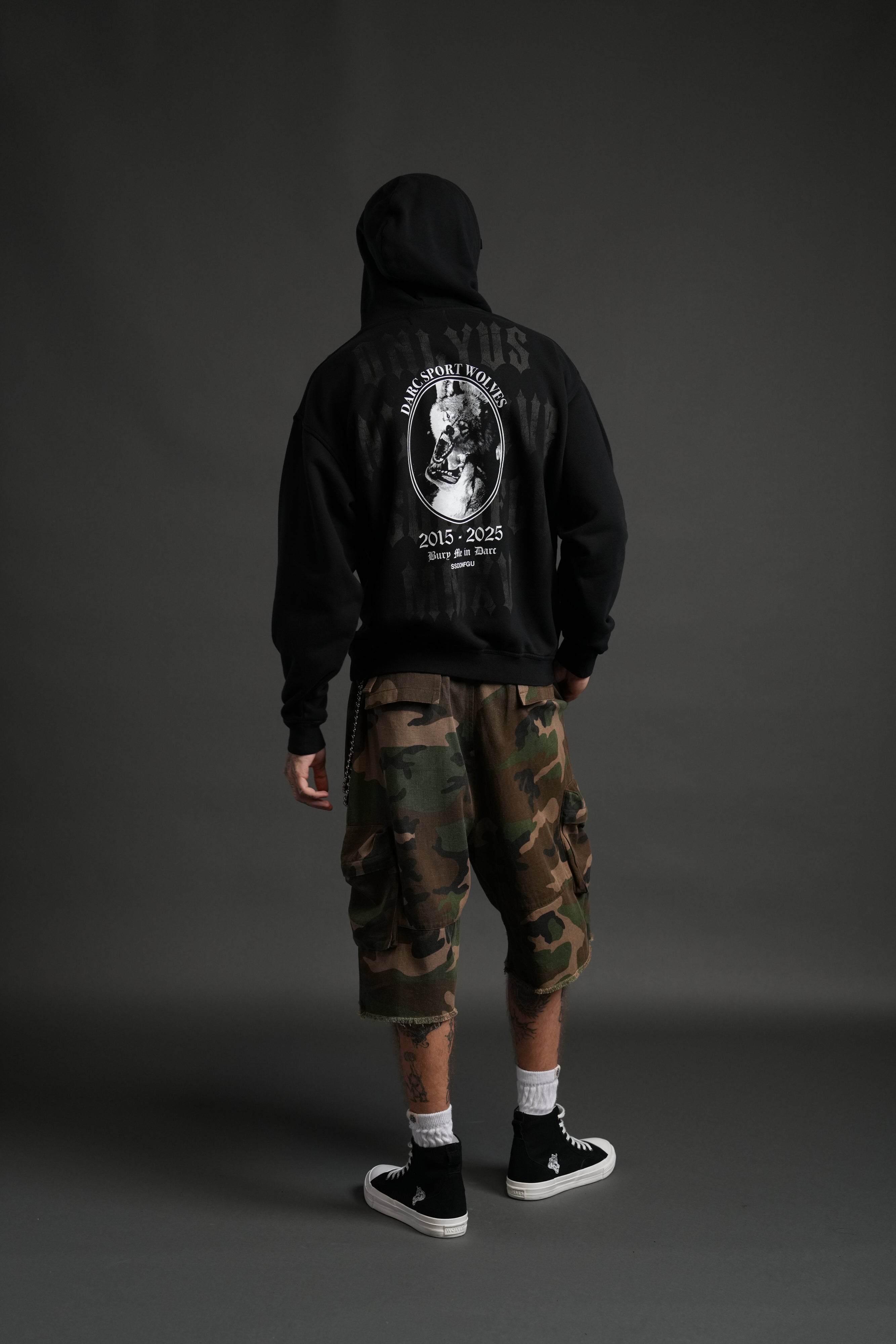 Wolf Blood "Pierce" Hoodie in Black