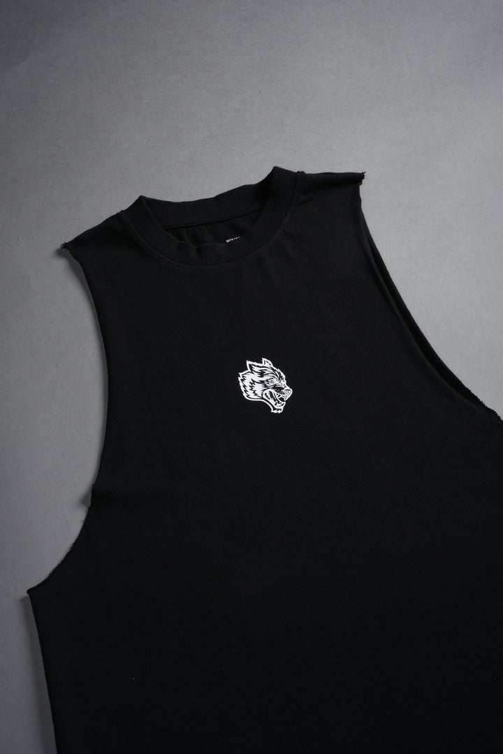 Wolf Chopper FRVR "Tommy" Muscle Tee in Black