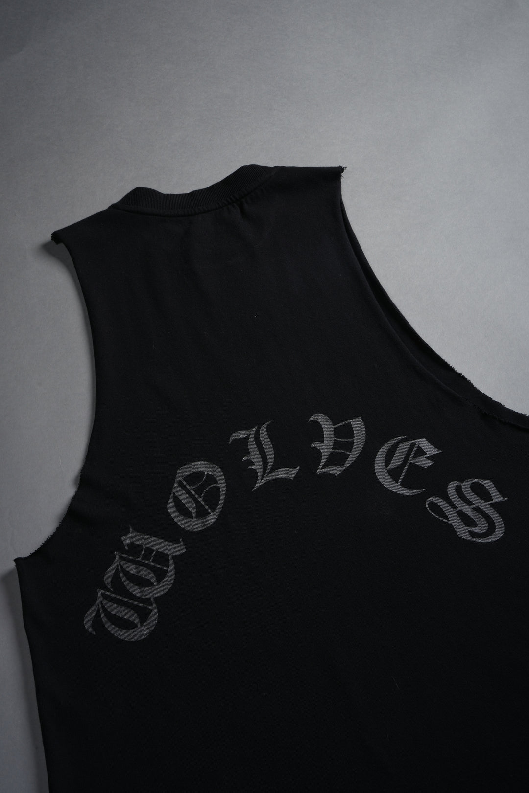 Wolf Chopper FRVR "Tommy" Muscle Tee in Black