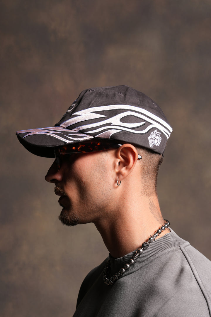 Real Recognize Real Dad Hat (V2) in Wolf Gray/Light Mauve
