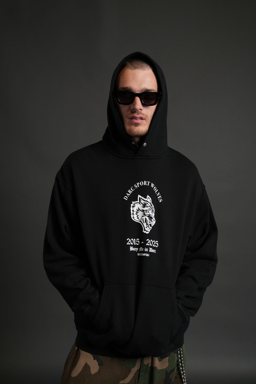 Wolf Blood "Pierce" Hoodie in Black