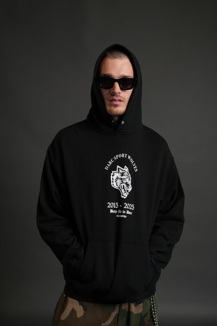 Wolf Blood "Pierce" Hoodie in Black