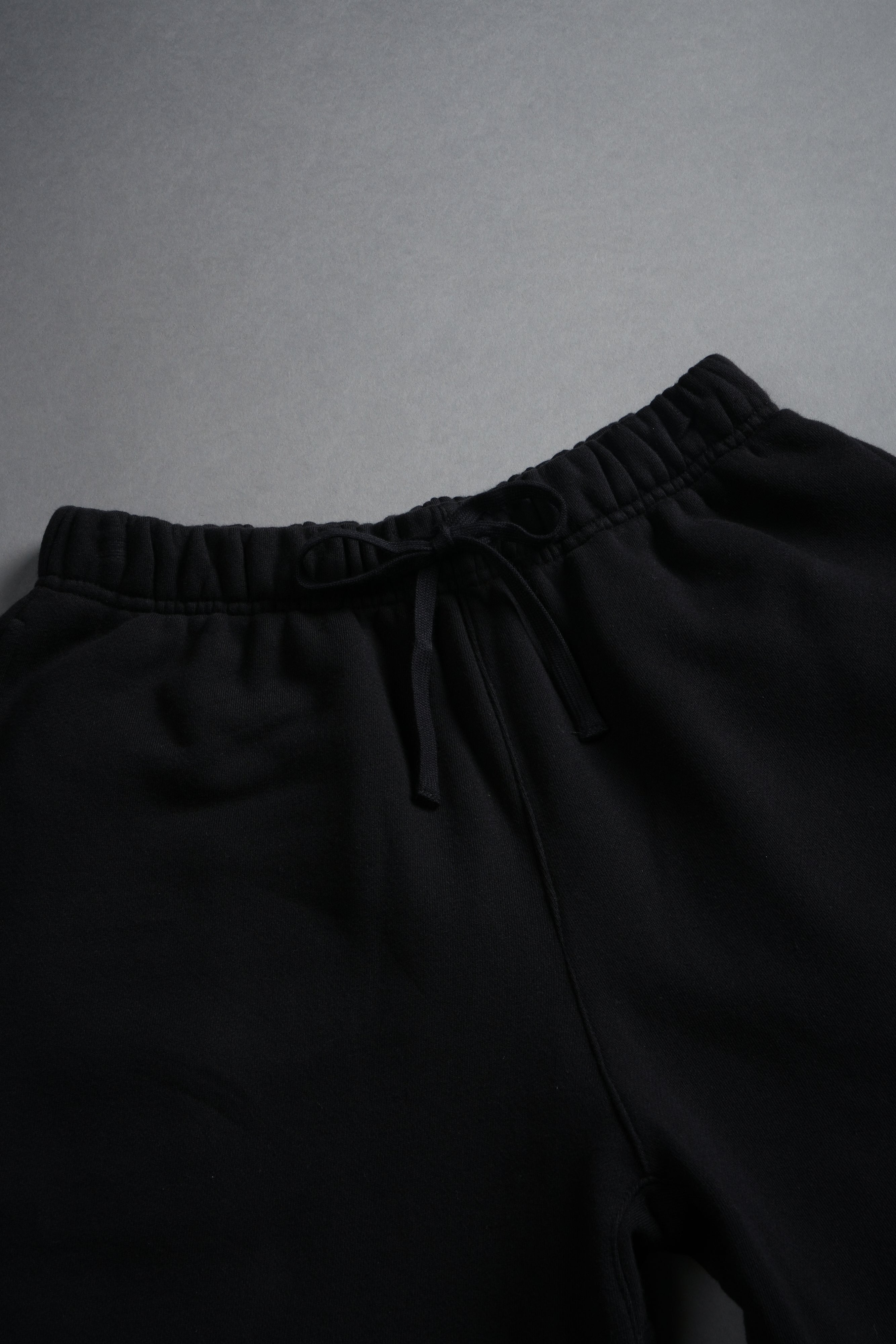 Dual Post Lounge Sweat Shorts in Black