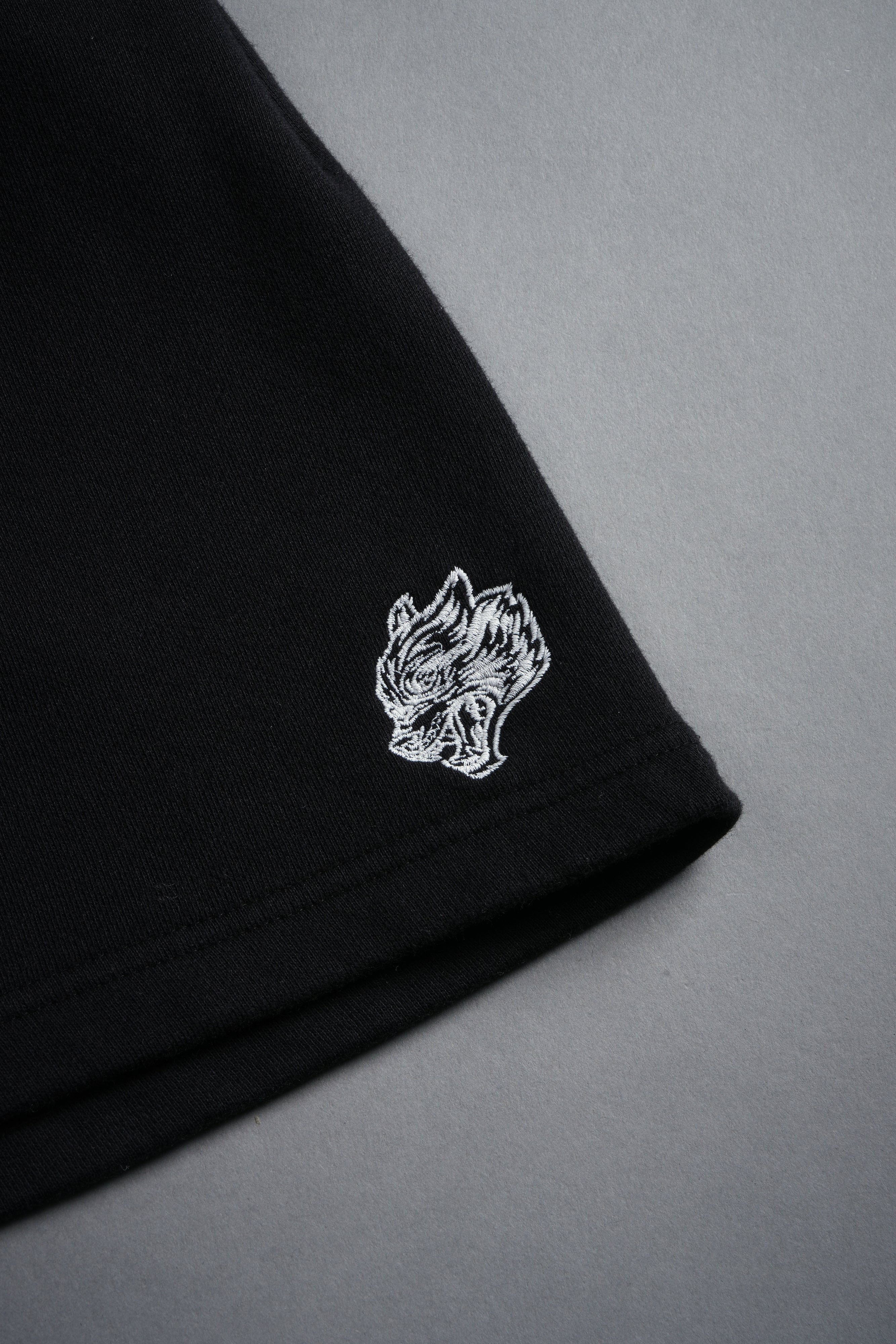 Dual Post Lounge Sweat Shorts in Black