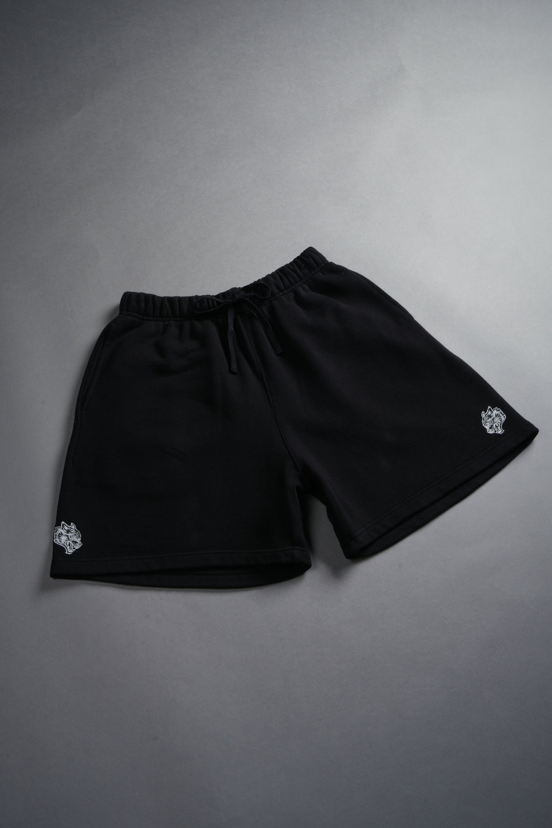 Dual Post Lounge Sweat Shorts in Black