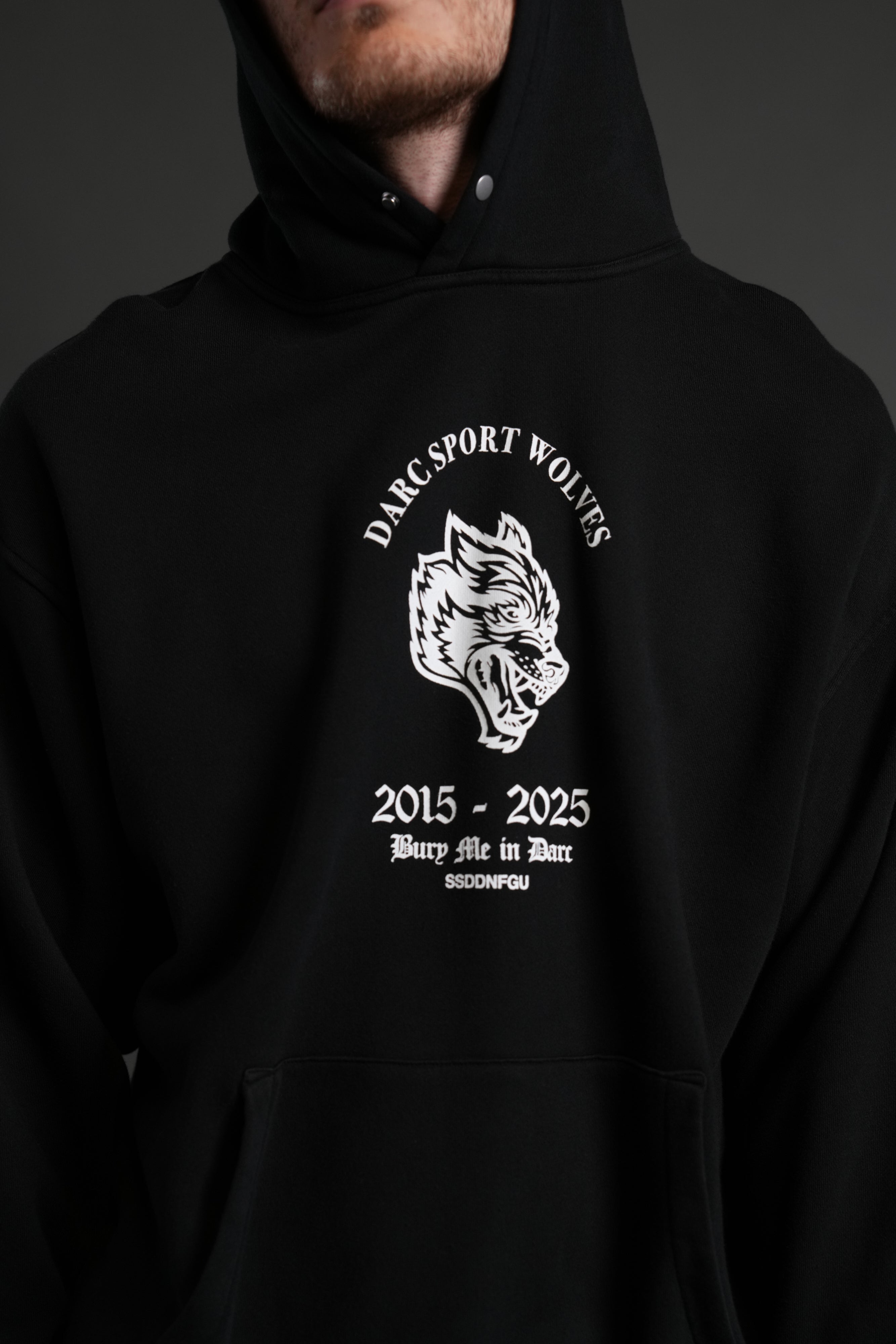 Wolf Blood "Pierce" Hoodie in Black