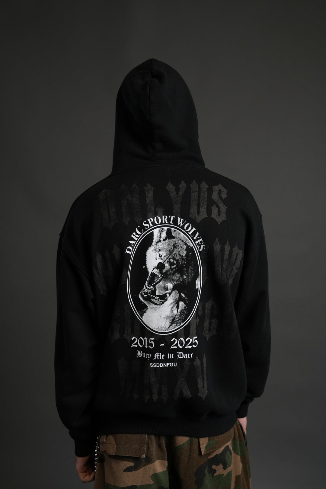 Wolf Blood "Pierce" Hoodie in Black