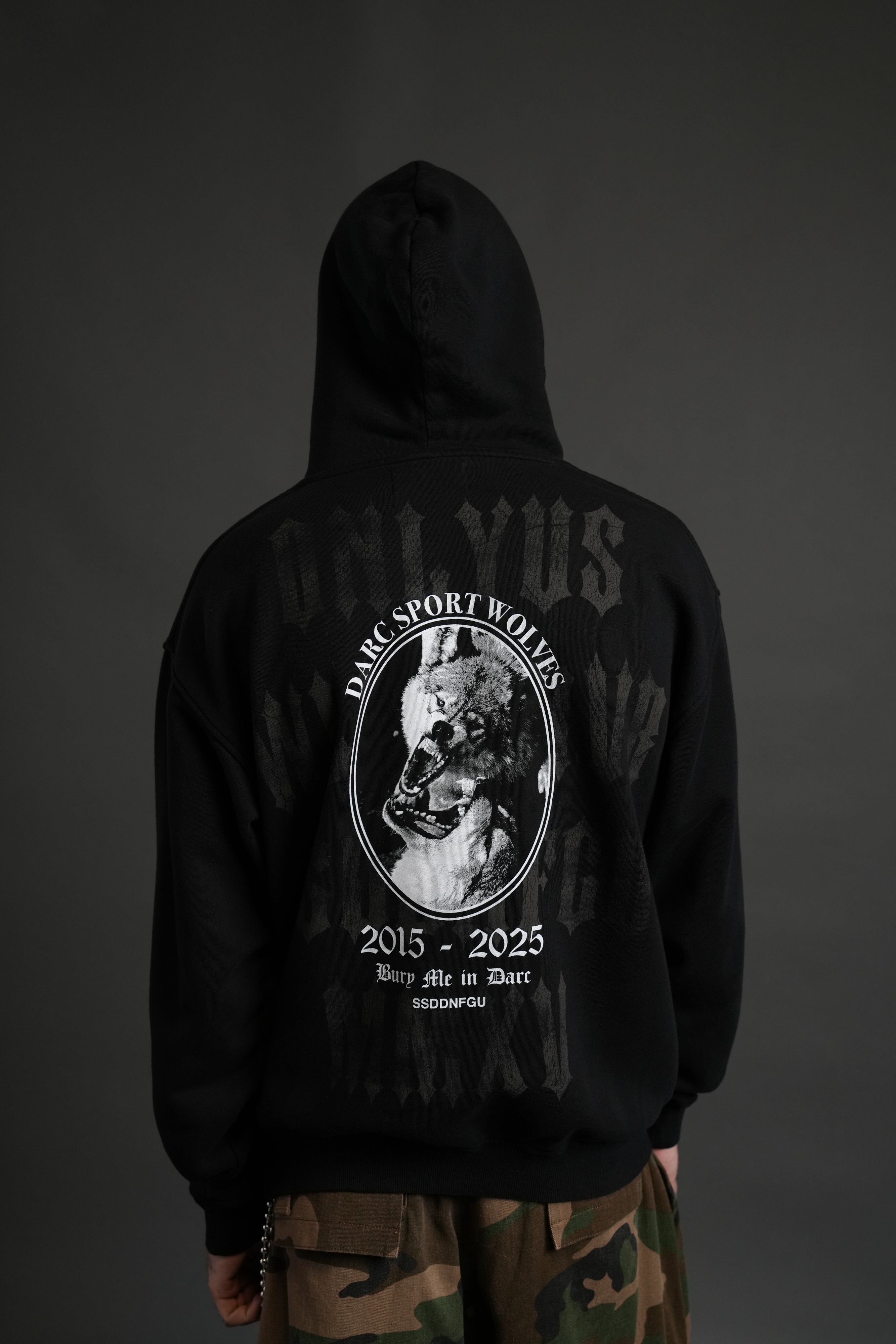 Wolf Blood "Pierce" Hoodie in Black