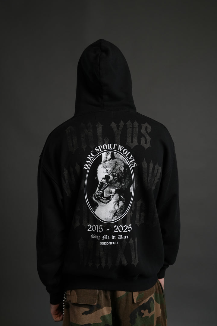 Wolf Blood "Pierce" Hoodie in Black