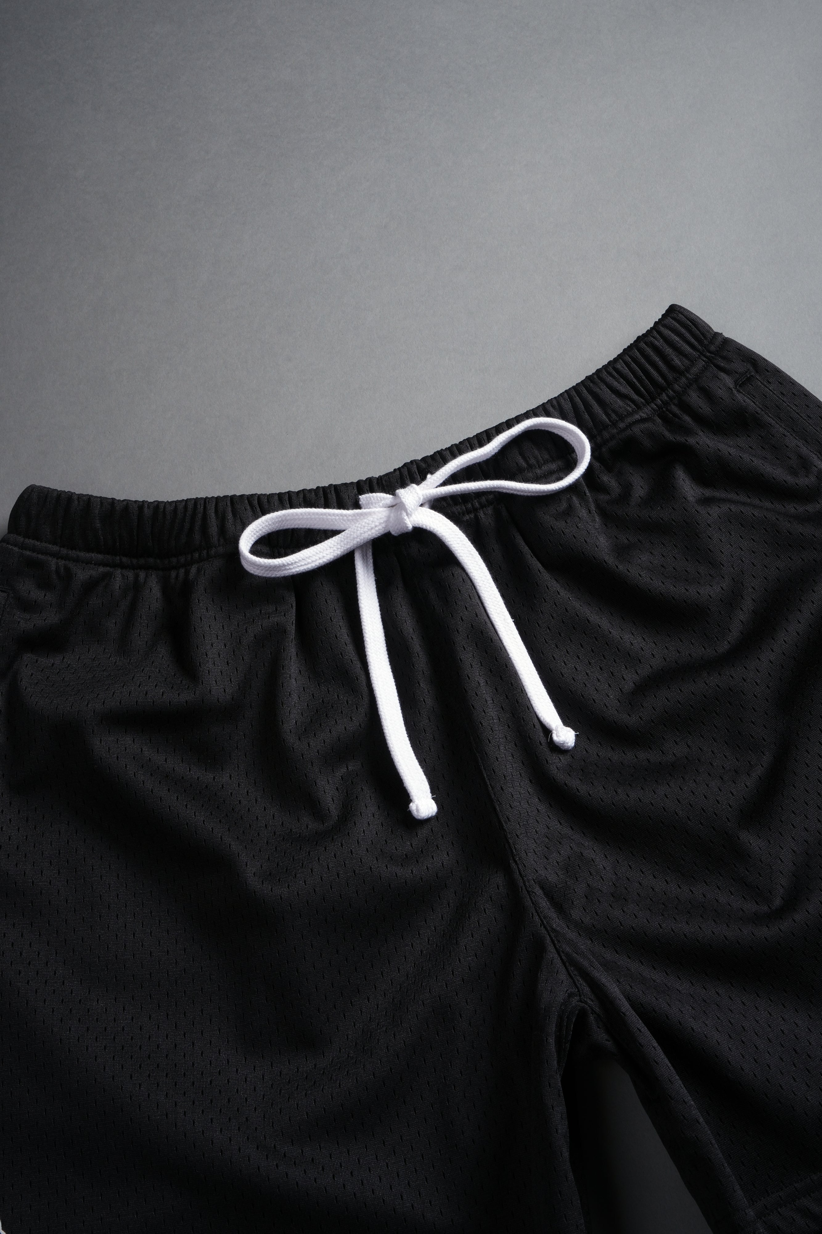 Dual Mesh Shorts in Black