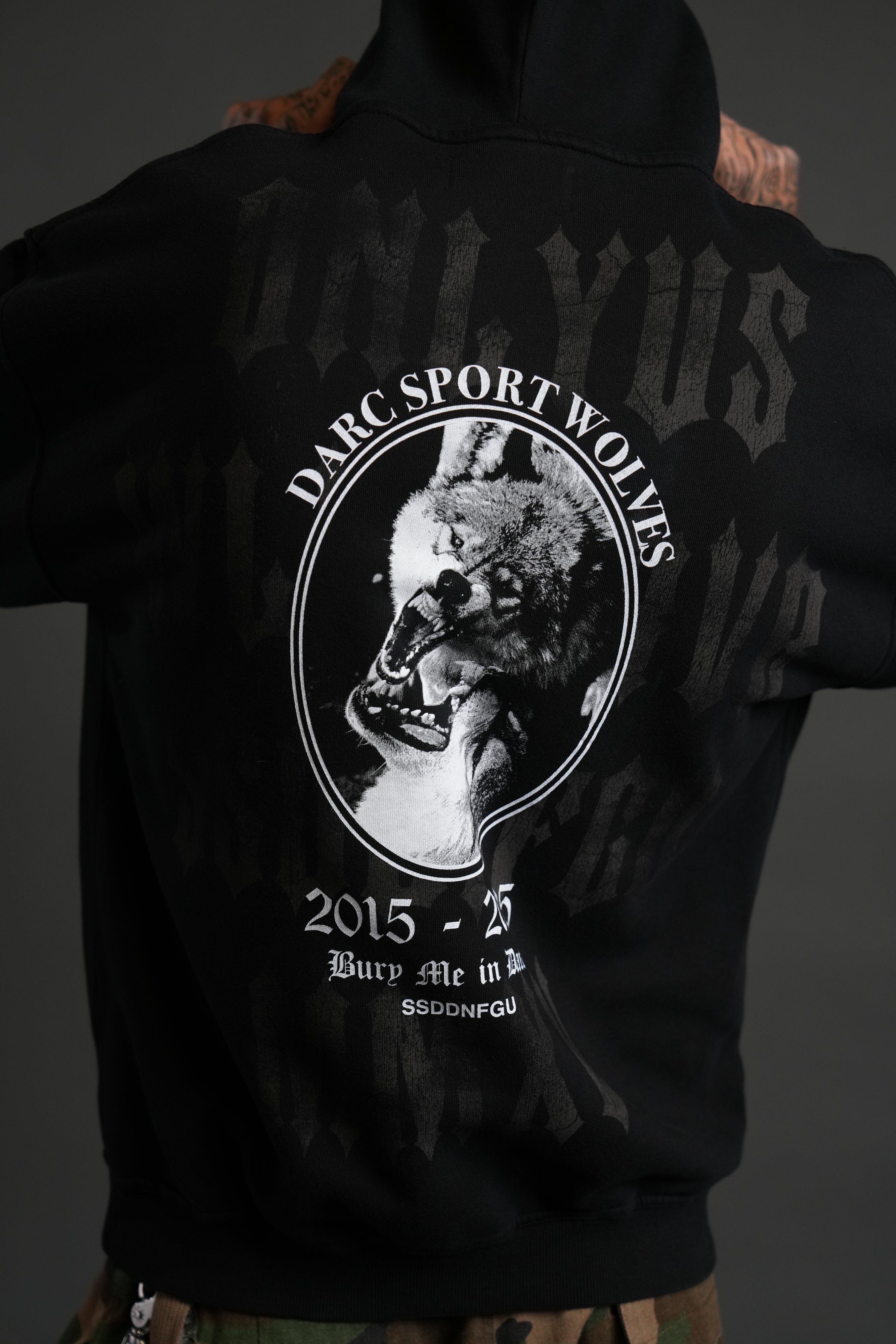 Wolf Blood "Pierce" Hoodie in Black