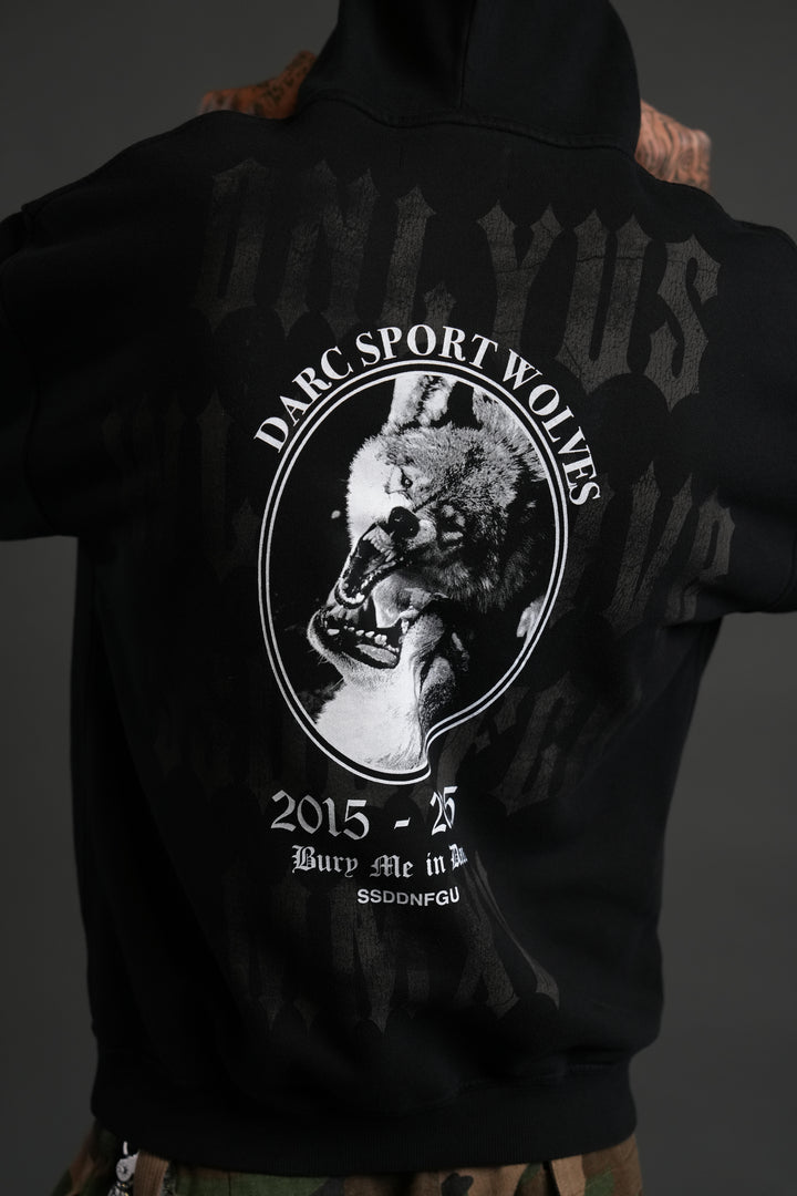 Wolf Blood "Pierce" Hoodie in Black
