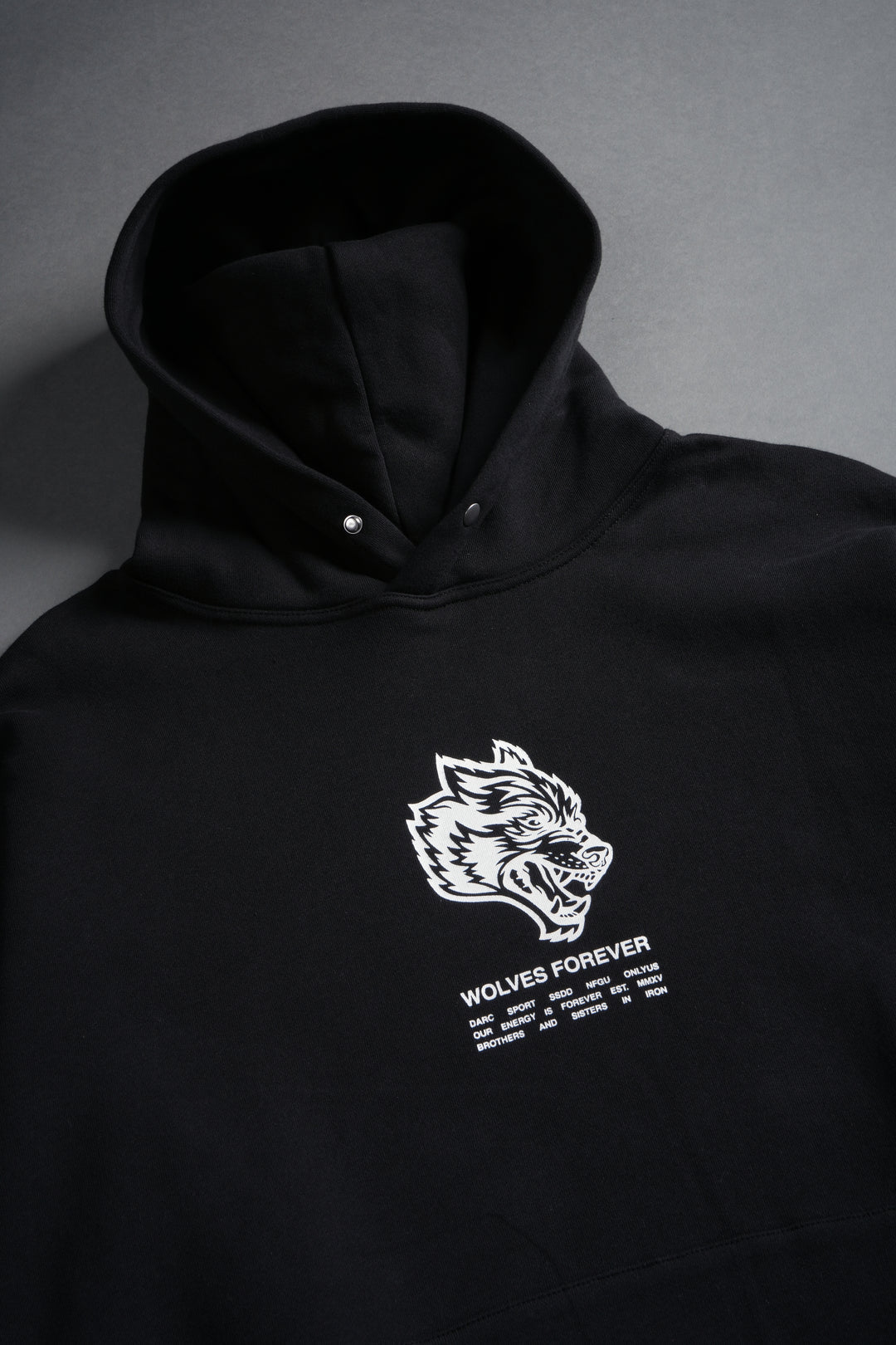Wolves Have Your Back "Pierce" Hoodie in Black