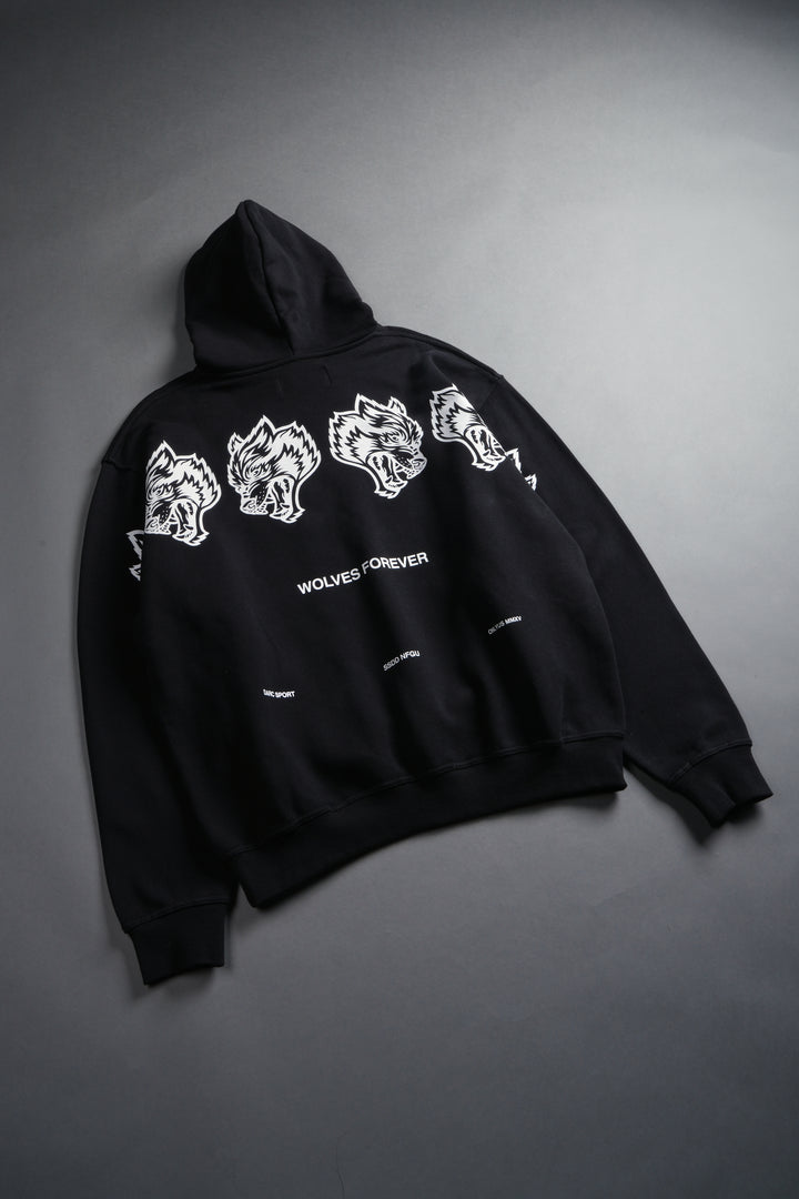 Wolves Have Your Back "Pierce" Hoodie in Black