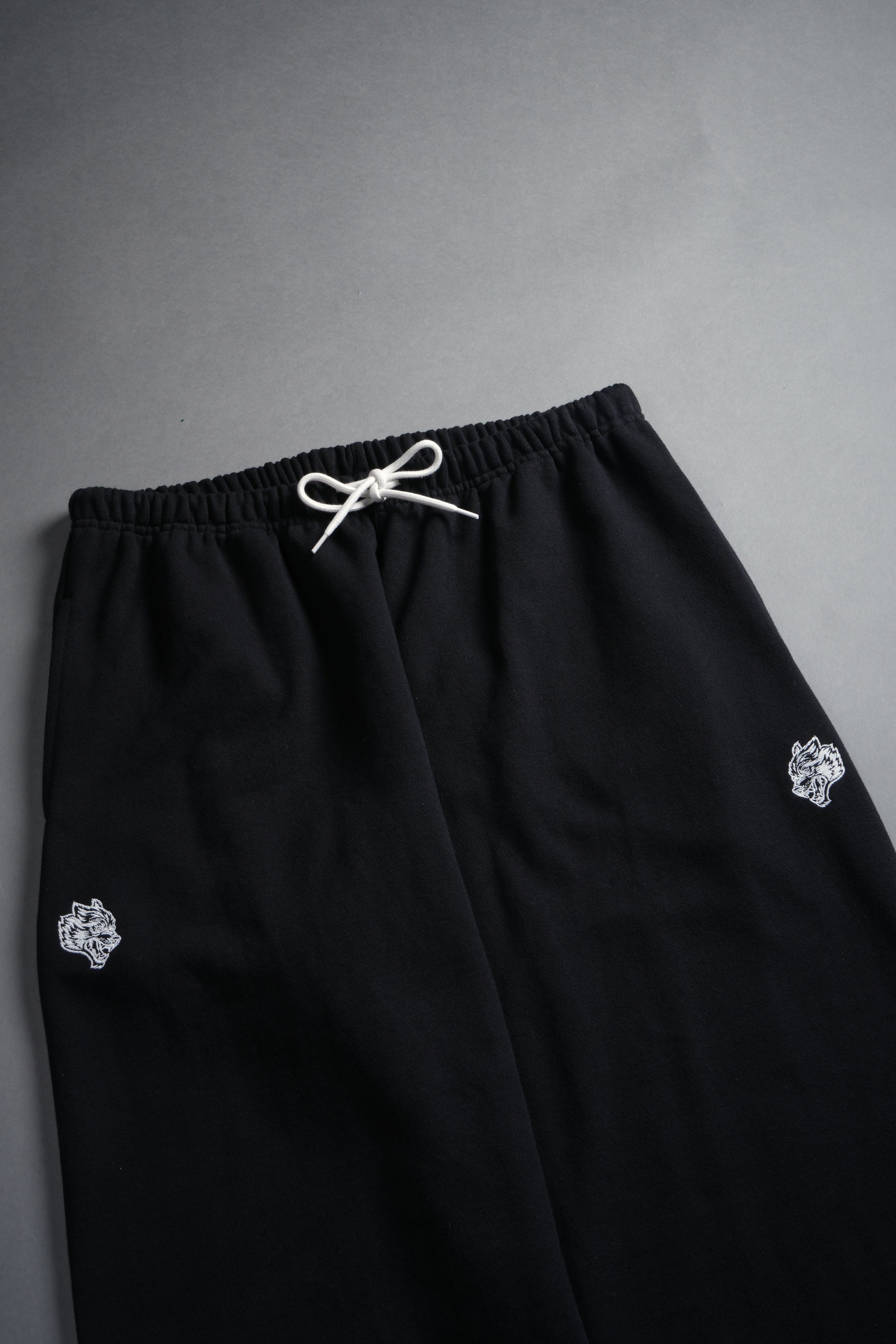 Dual Lounger Unisex Sweat Pants in Black