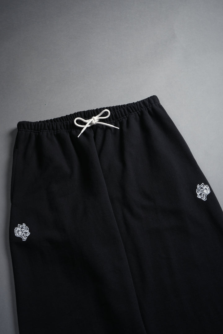 Dual Lounger Unisex Sweat Pants in Black