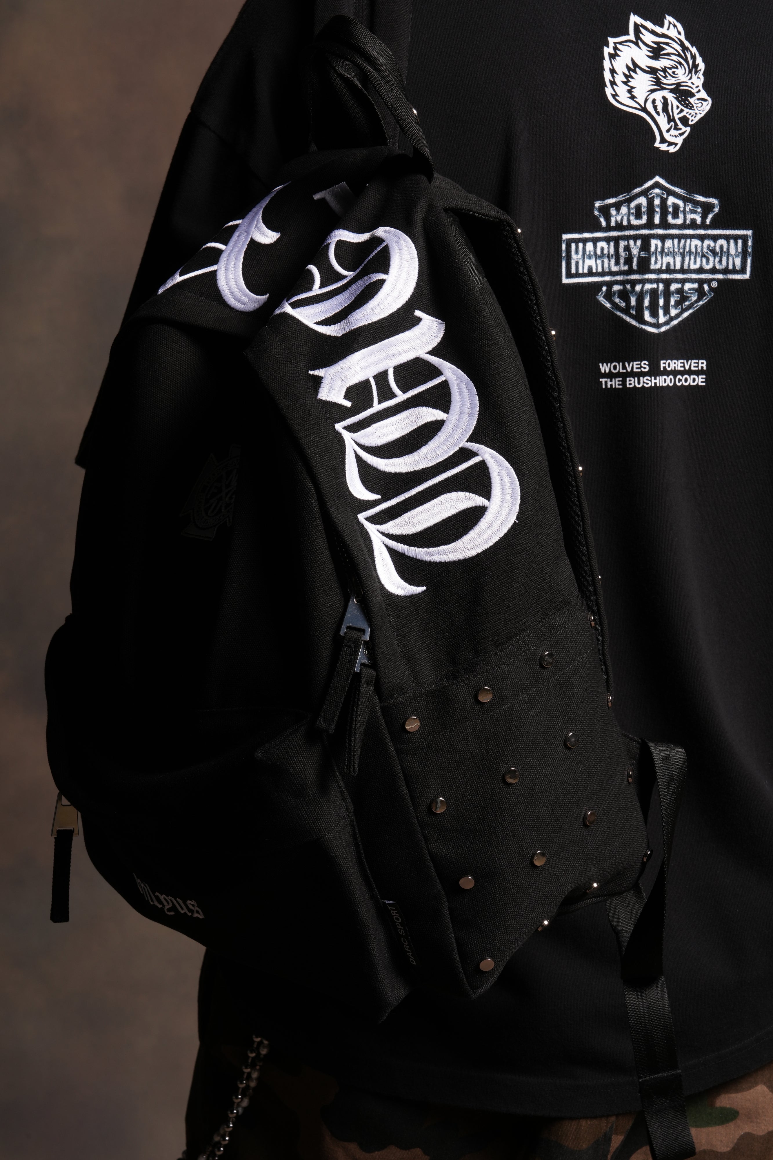 Wolves Chopper Everyday Backpack in Black – DarcSport