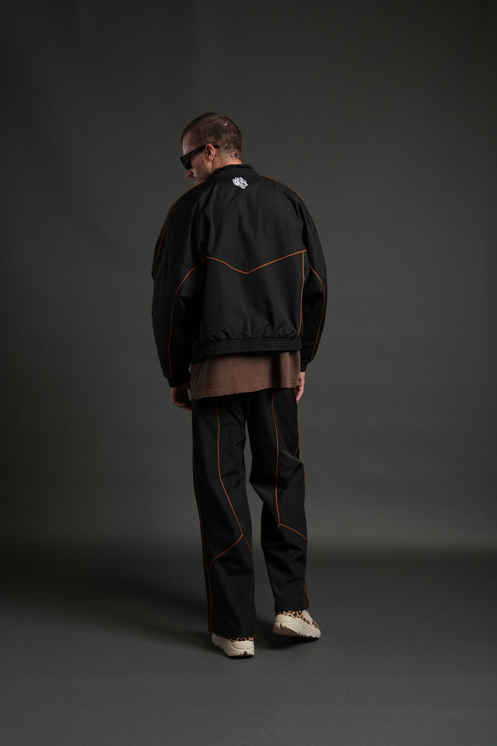 Wolves Quinn Unisex Track Jacket in Black/Desert