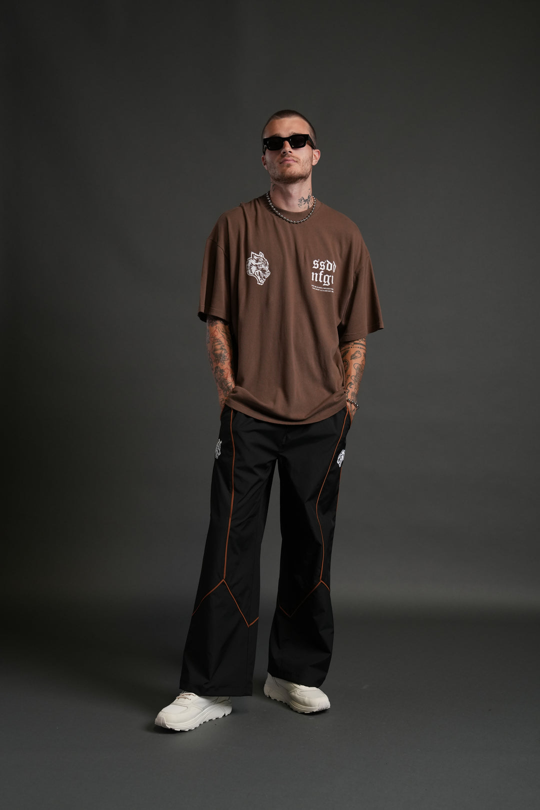 Darc Storm "Premium" Oversized Tee in Desert Dust