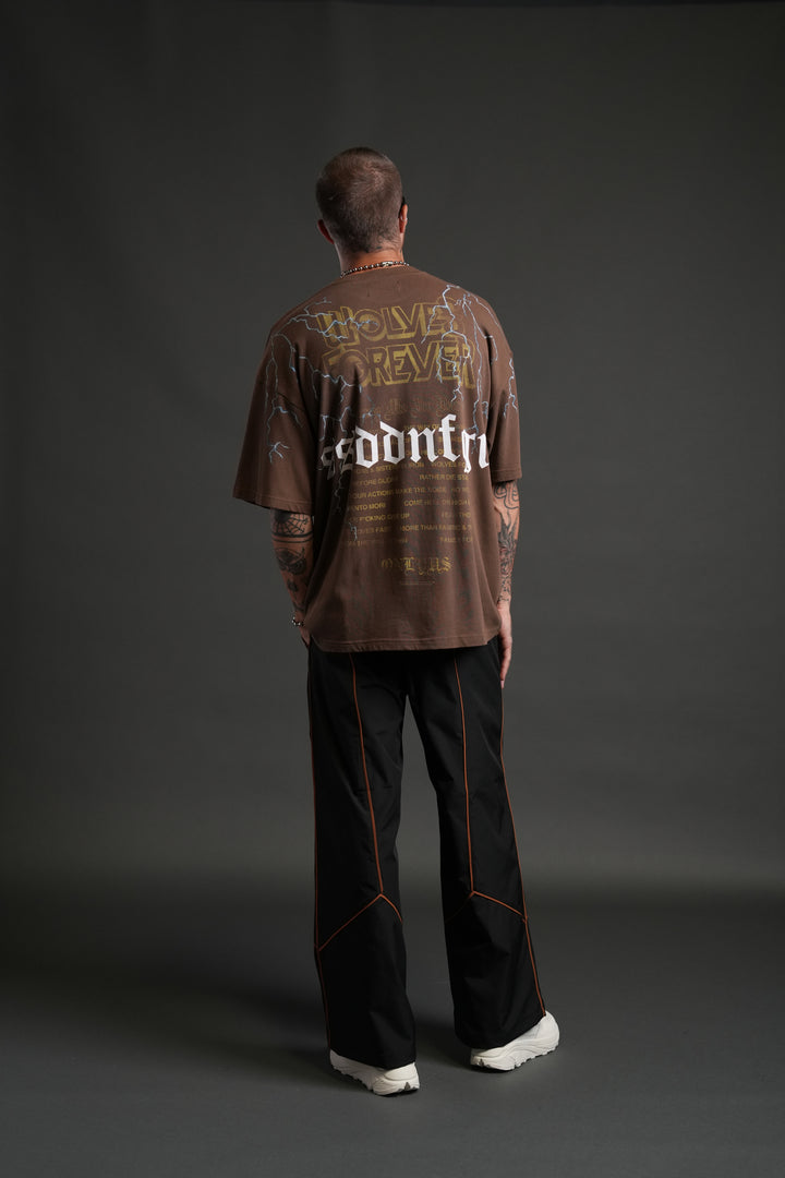 Darc Storm "Premium" Oversized Tee in Desert Dust