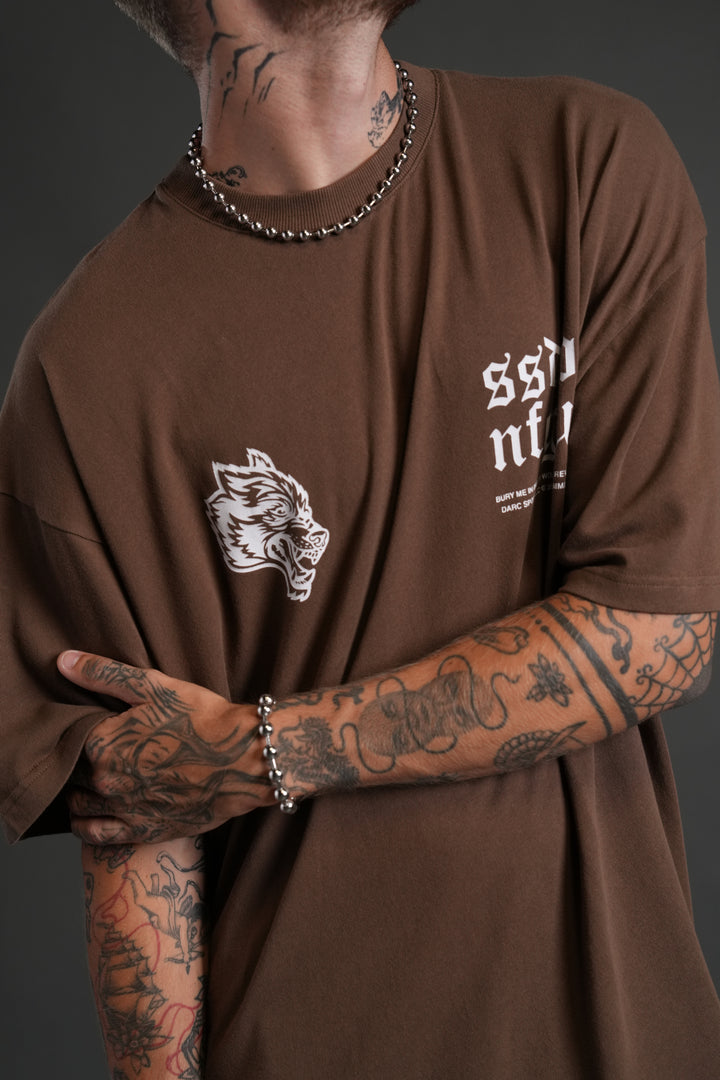 Darc Storm "Premium" Oversized Tee in Desert Dust