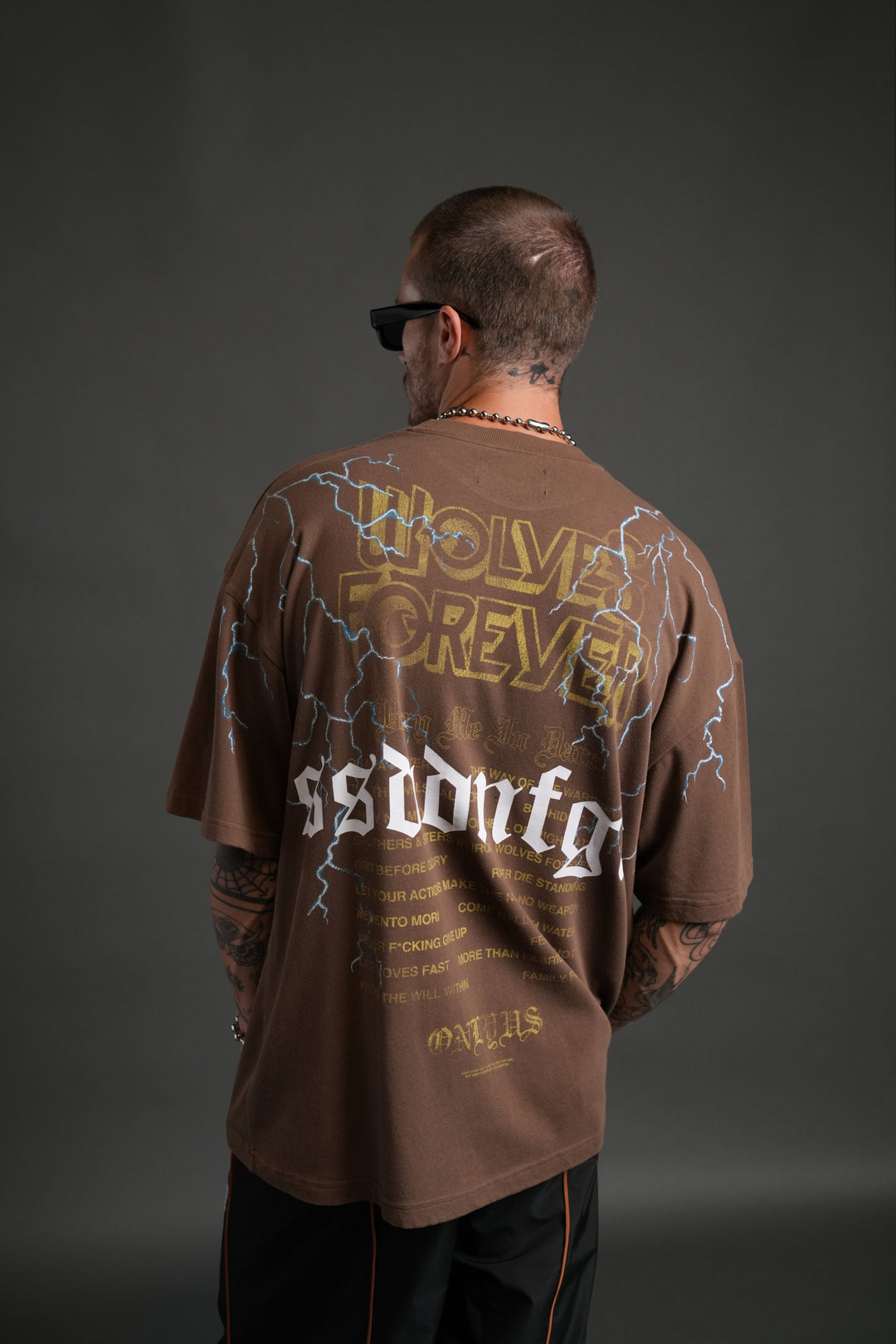 Darc Storm "Premium" Oversized Tee in Desert Dust