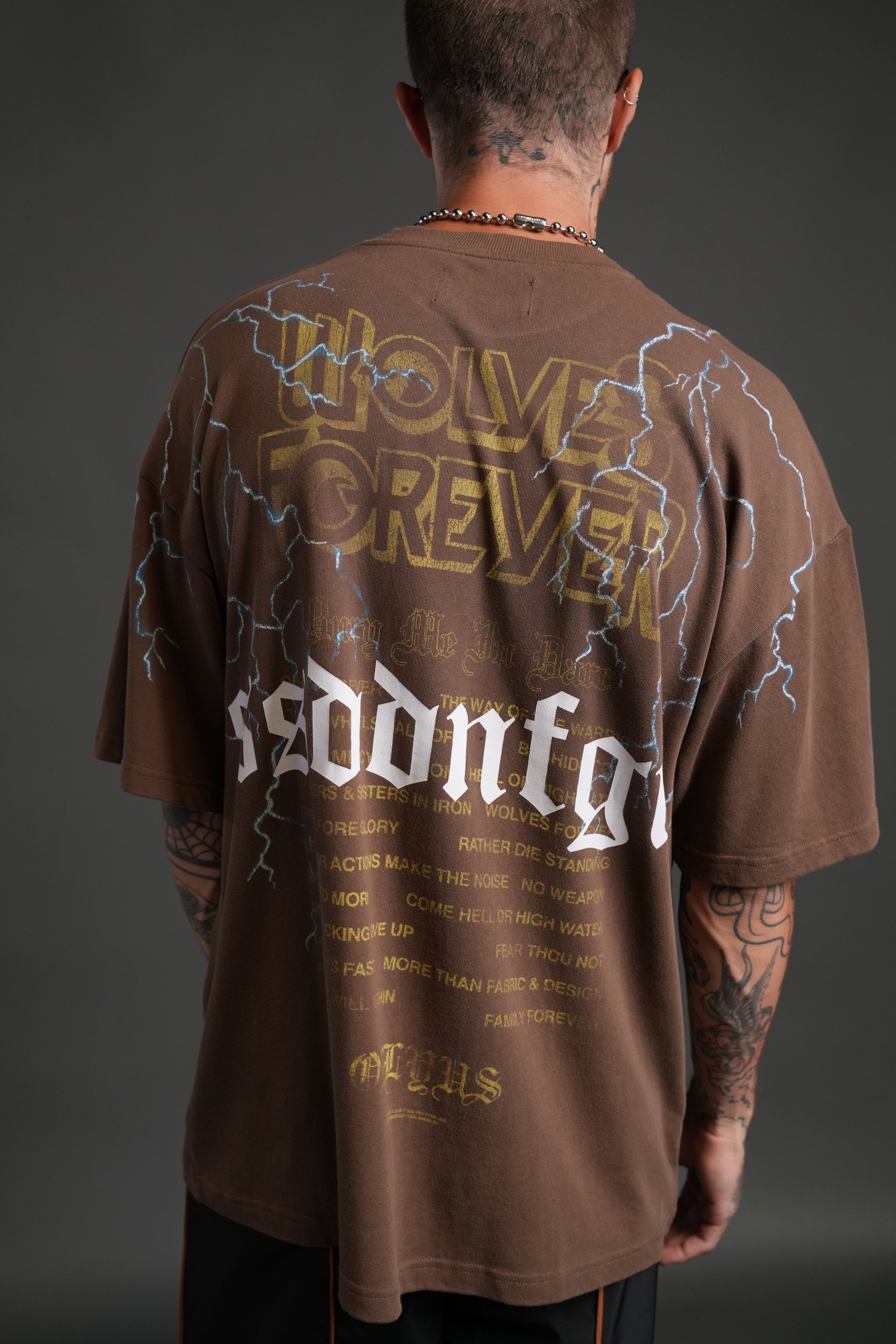 Darc Storm "Premium" Oversized Tee in Desert Dust