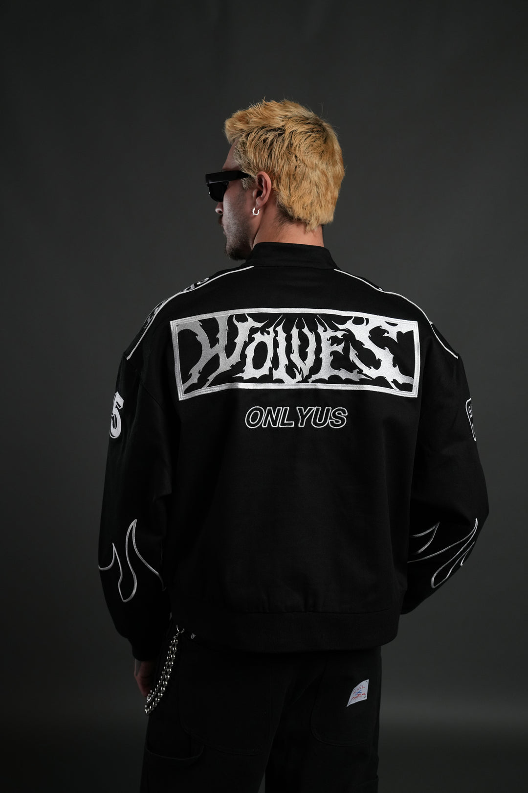 Ride The Fire V2 Gordon Racing Jacket in Black