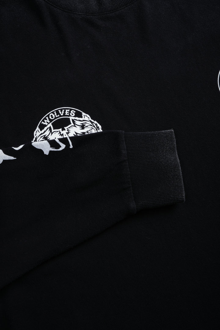 Kazoku Okami Premium Box Cut Ls Tee in Black