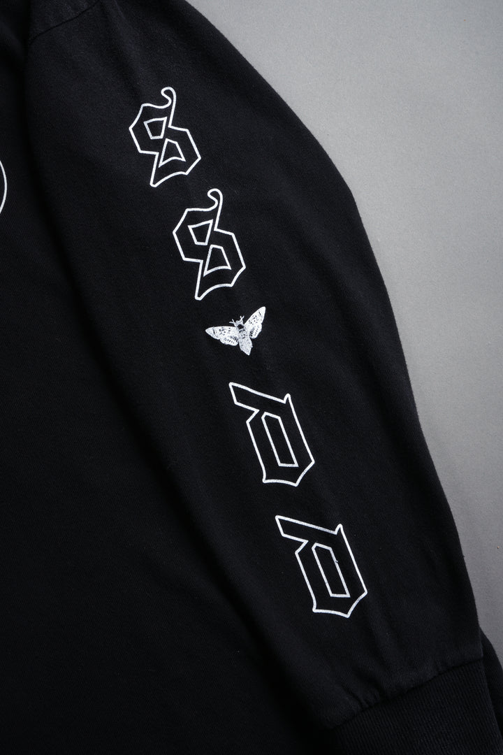Kazoku Okami Premium Box Cut Ls Tee in Black