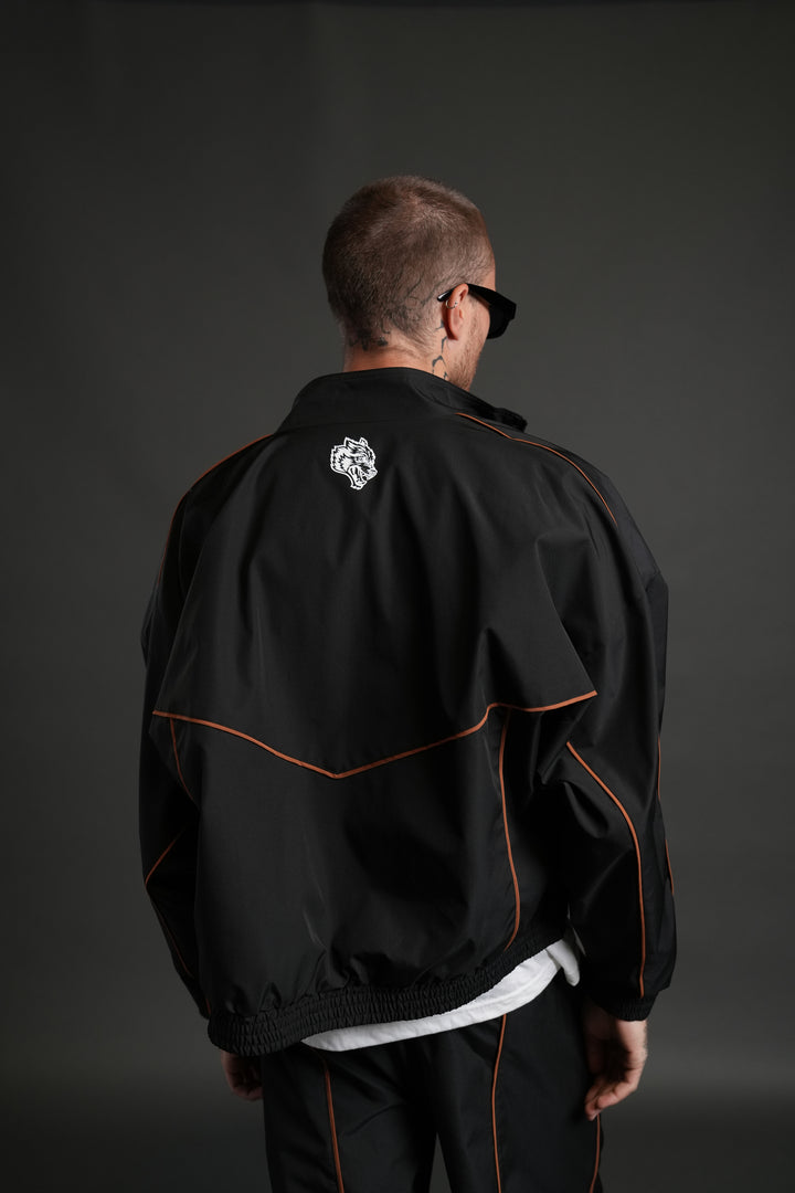 Wolves Quinn Unisex Track Jacket in Black/Desert