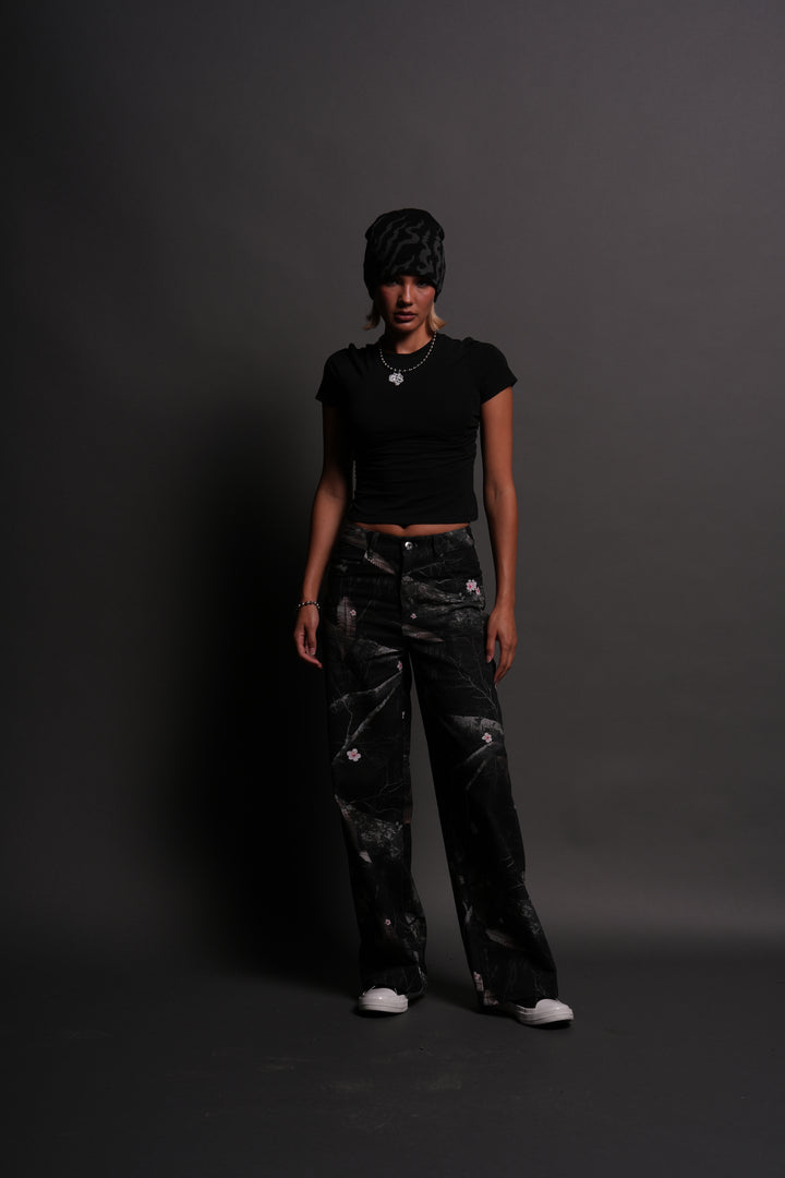 Single Wolf "Eden" S/S Tee in Black