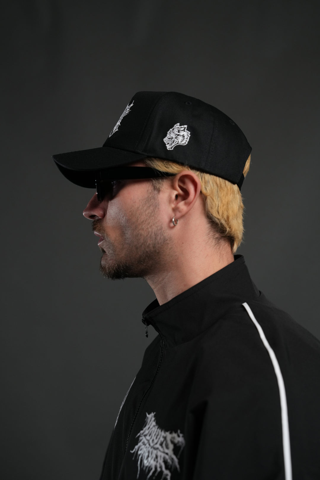 Sheer Loyalty 5 Panel Hat in Black
