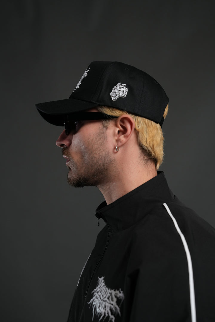 Sheer Loyalty 5 Panel Hat in Black