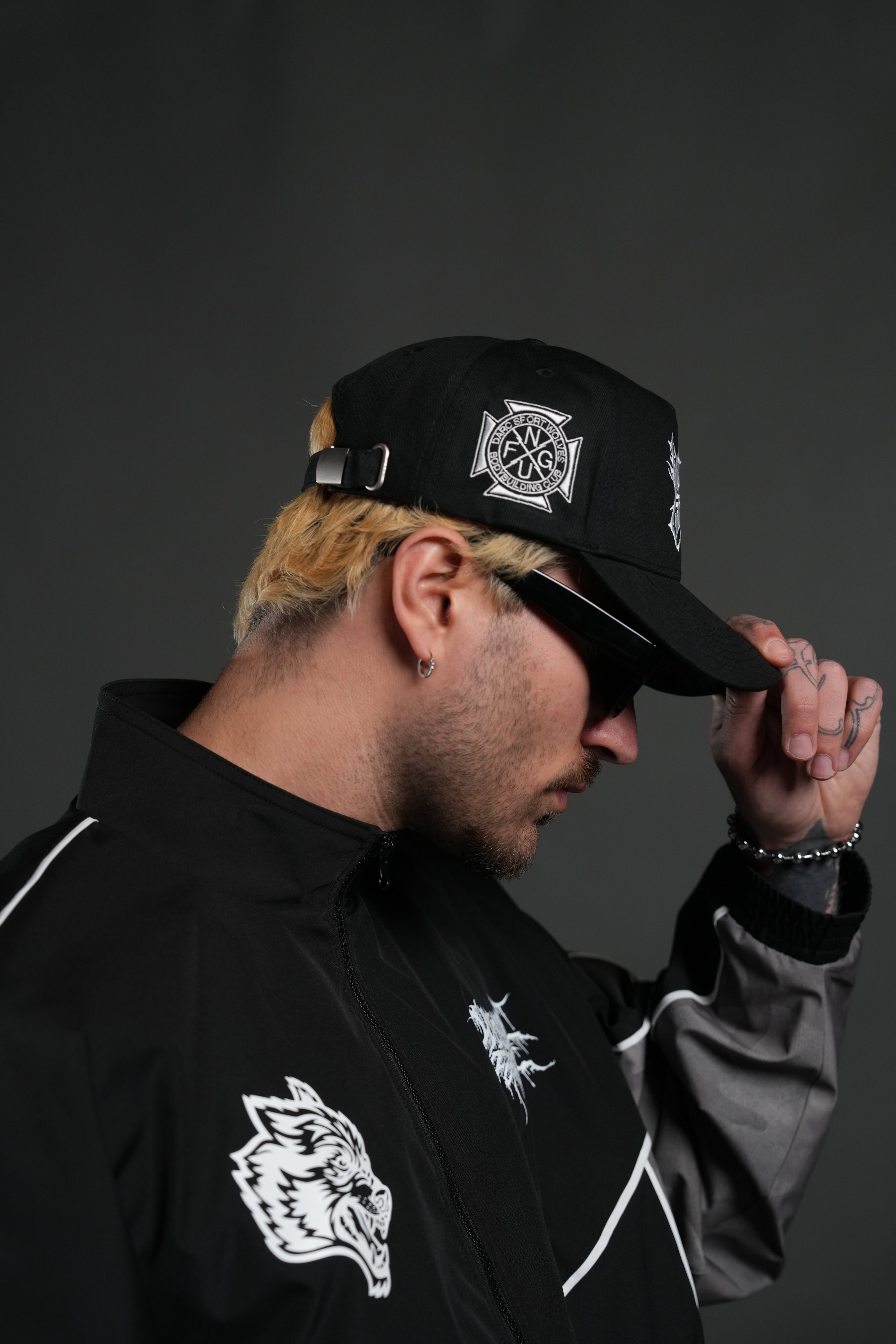 Sheer Loyalty 5 Panel Hat in Black