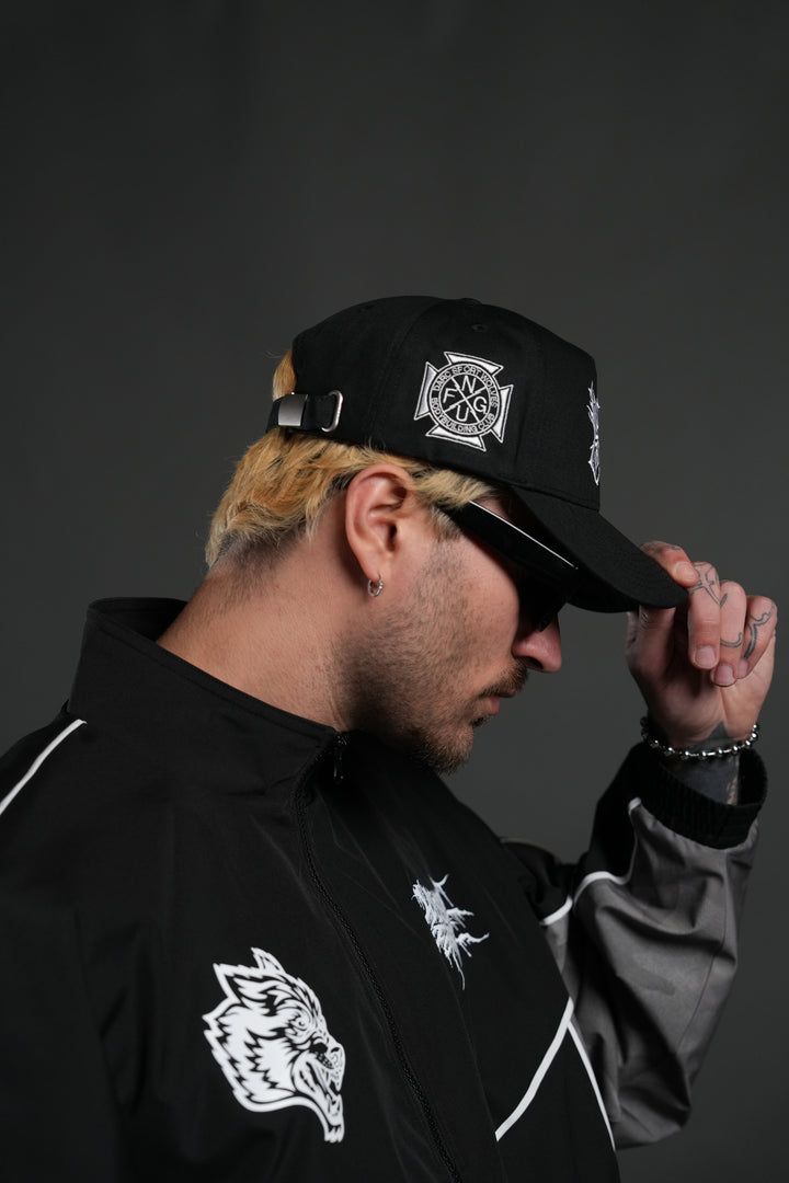 Sheer Loyalty 5 Panel Hat in Black