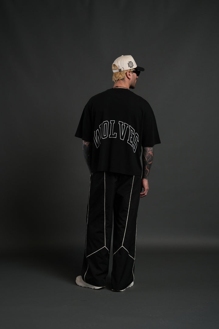 Wolf of the Flame Premium "Box Cut" Tee in Black