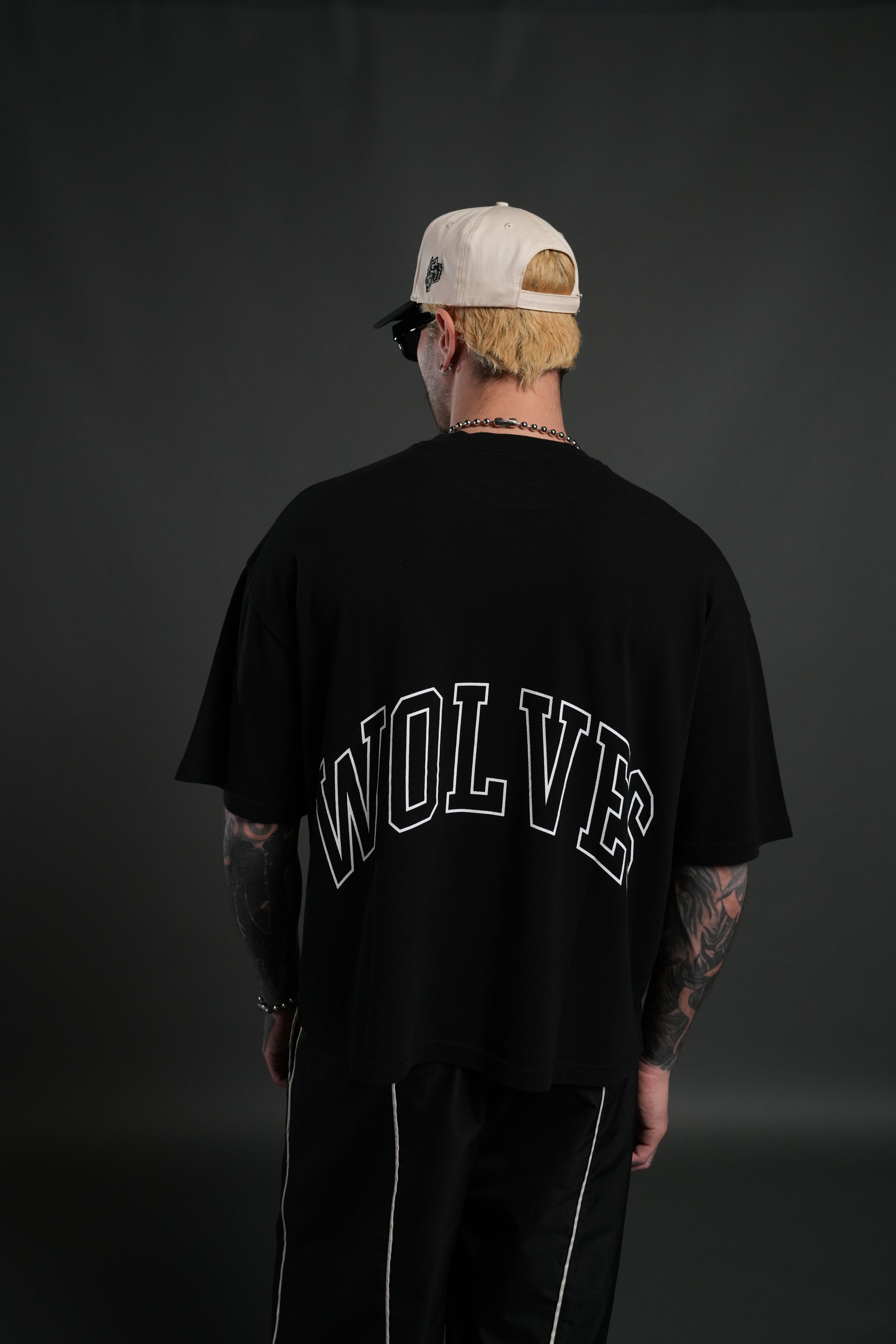 Wolf of the Flame Premium "Box Cut" Tee in Black