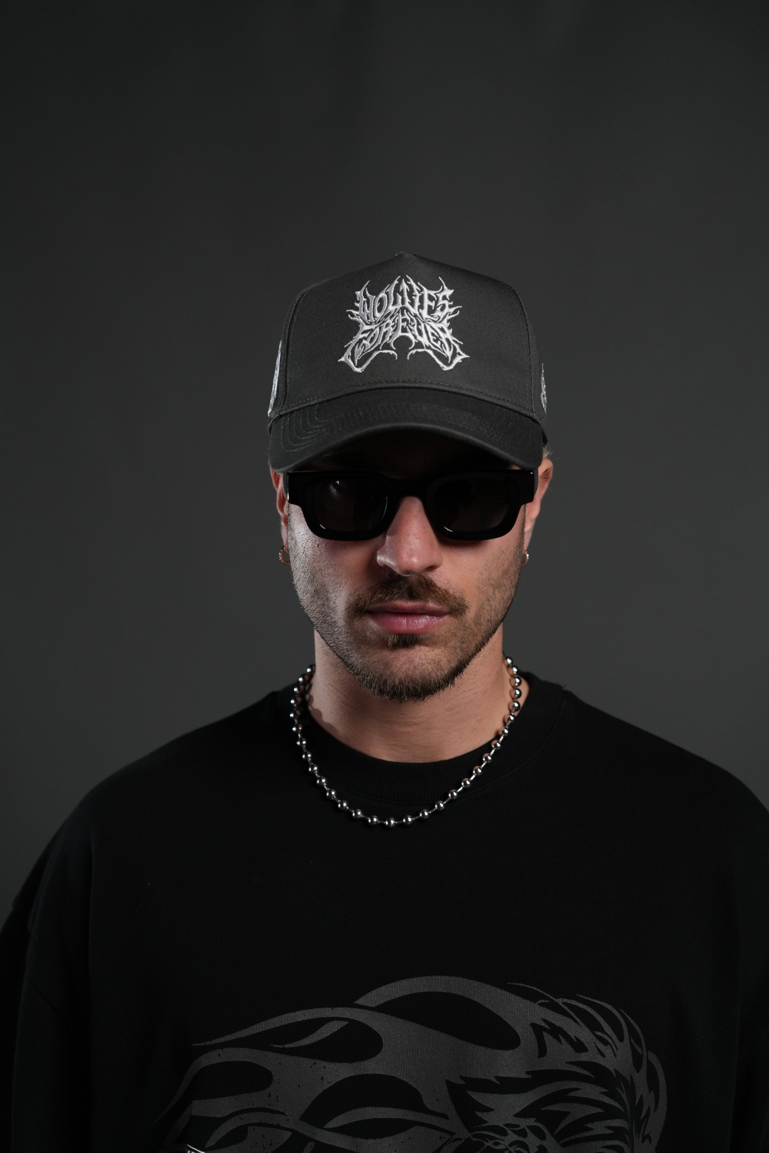 Sheer Loyalty 5 Panel Hat in Wolf Gray